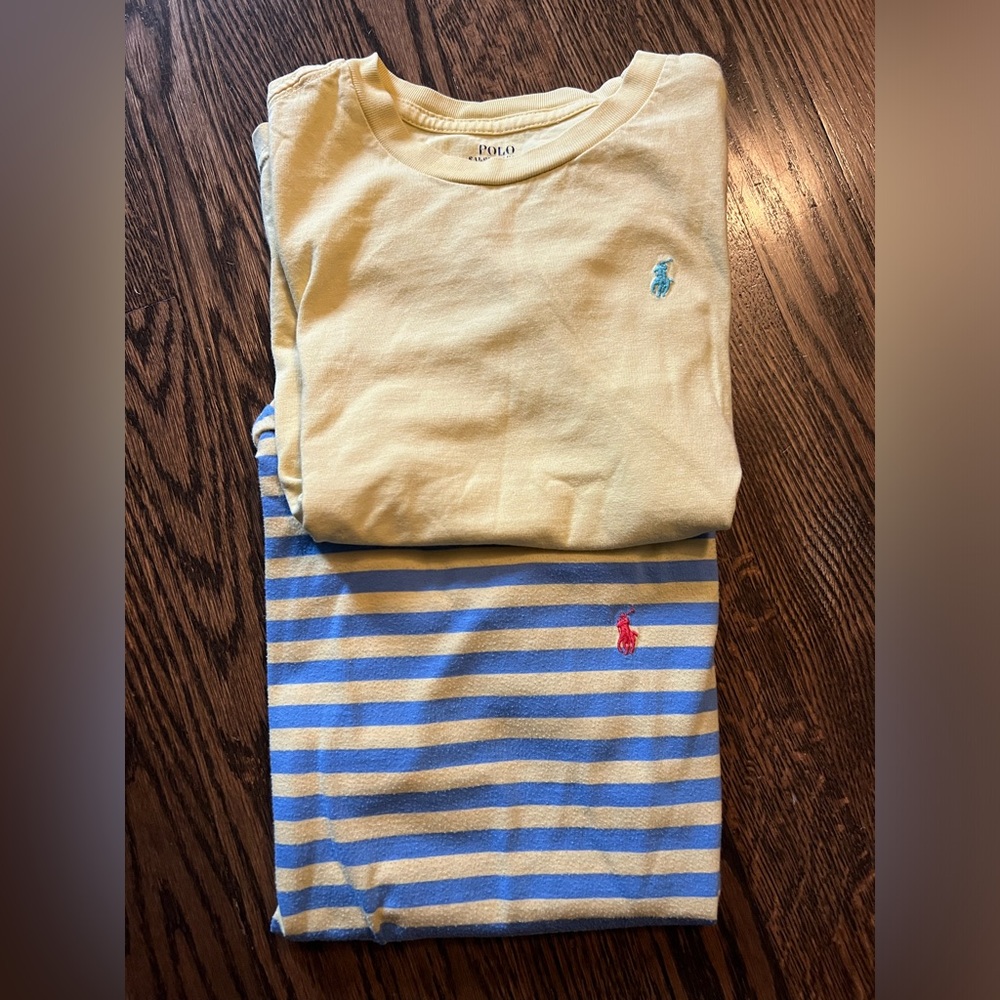 Ralph Lauren Boys 7 Striped Cotton Jersey T-Shirt